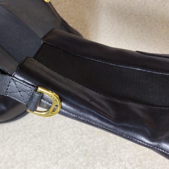 Lauren Ralph Lauren women's black leather Chelsea boots. NWOT. Size 9 - Picture 3 of 12